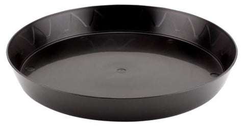 Gro Pro Heavy Duty Black Saucer - 10 in (50/Cs)