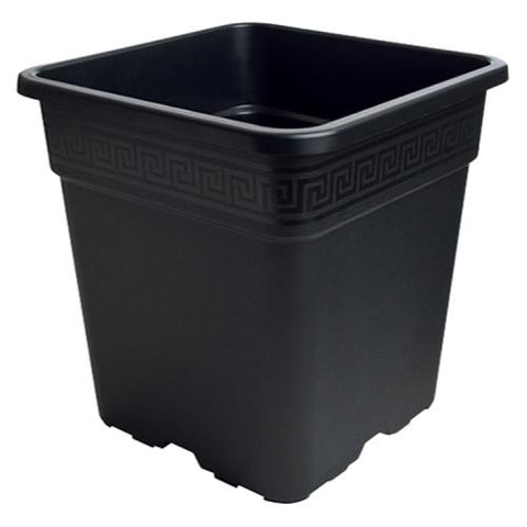 Gro Pro Black Square Pot 1/2 Gallon