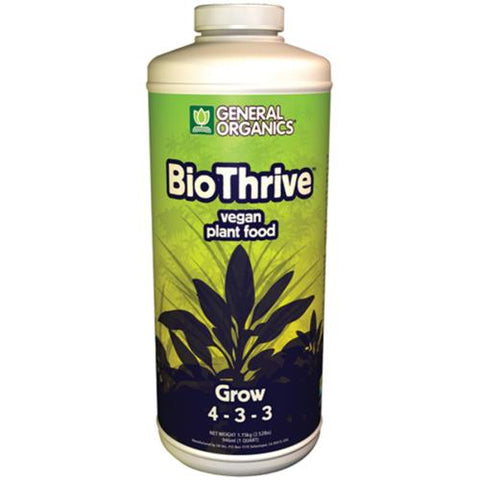 GH General Organics BioThrive Grow Quart (12/Cs)