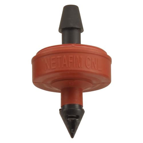 Netafim Self Piercing Pressure Compensating Emitters w/ Internal Check Valve - 2.0 GPH (Red) (25/Cs)