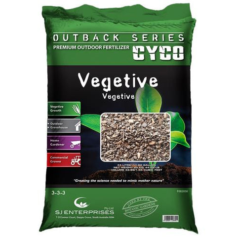 CYCO Outback Series Vegetive 20 kg / 44 lb